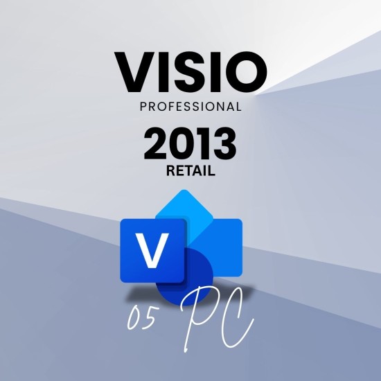 Visio 2013 Professional 5PC [Retail Online]