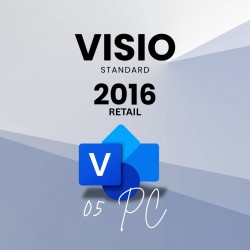Visio 2016 Standard 5PC [Retail Online]