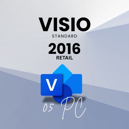 Visio 2016 Standard 5PC [Retail Online]
