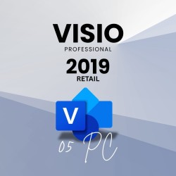 Visio 2019 Professional 5PC [Retail Online]