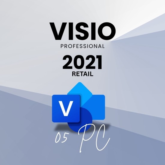 Visio 2021 Professional 5PC [Retail Online]
