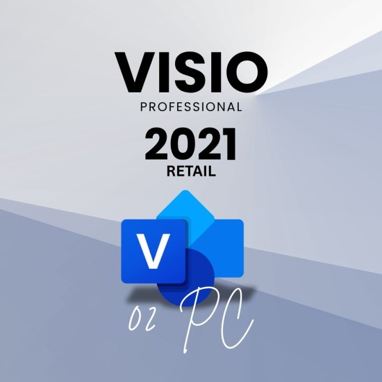 Visio 2021 Professional 2PC [Retail Online]