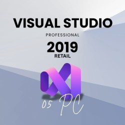 Visual Studio 2019 Professional 5PC [Retail Online]