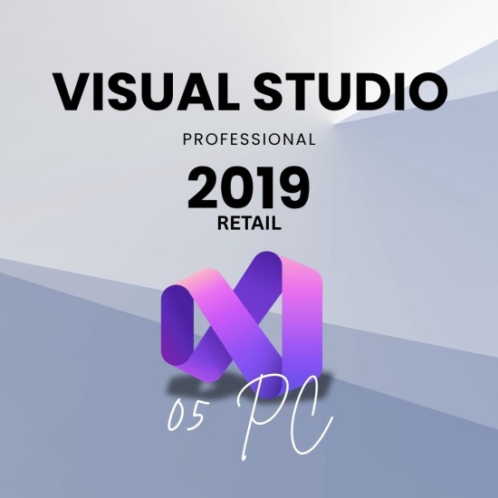 Visual Studio 2019 Professional 5PC [Retail Online]