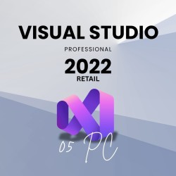Visual Studio 2022 Professional 5PC [Retail Online]