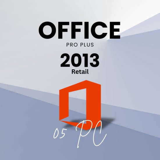 Office 2013 Pro Plus 5PC [Retail Online]