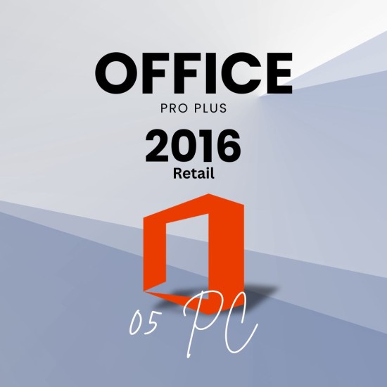 Office 2016 Pro Plus 5PC [Retail Online]