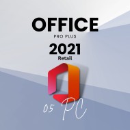 Office 2021 Pro Plus 5PC [Retail Online] - 7 Days Warranty