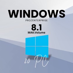 Windows 8.1Pro / Enterprise 20PC [MAK:Volume]