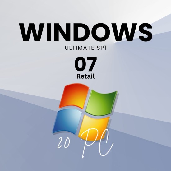 Windows 7 Ultimate SP1 20PC